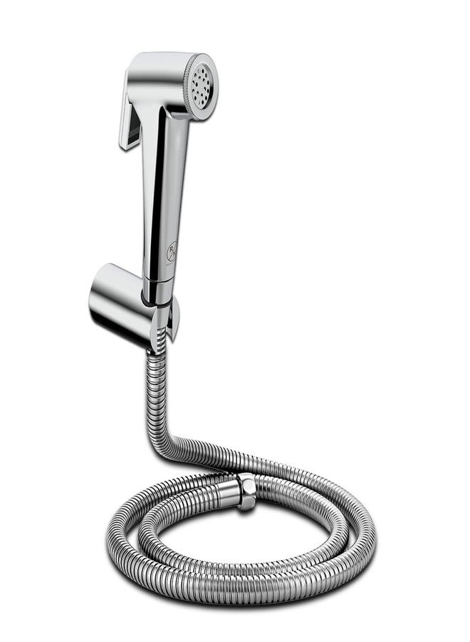 R. N. RN Health Faucet Set | ABS (Plastics) Material with Chrome Finish | Includes 1.5 Meter Shower Hose & Wall Holder | Sleek & Durable Design_RNHF5501SS - Image 1